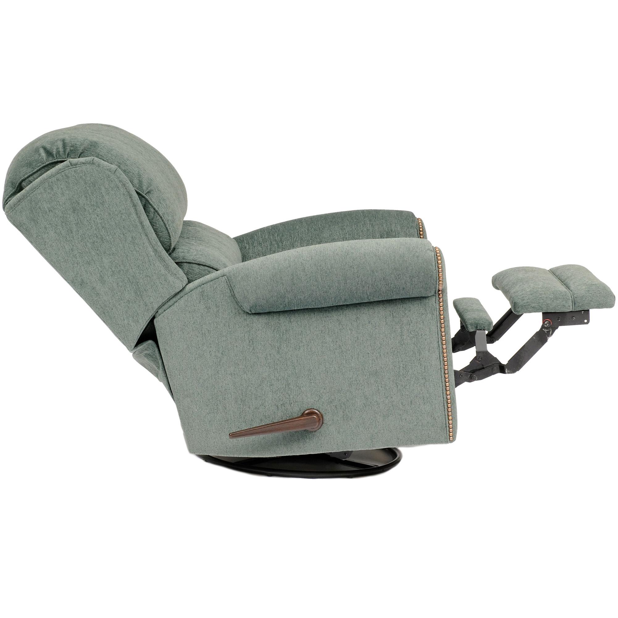 Smith Brothers 720 Casual Fabric Swivel Glider Reclining Chair